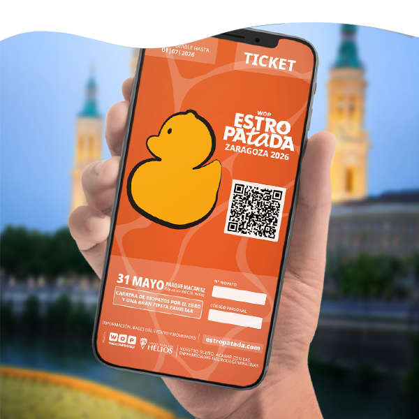 Naipe-ticket-zgz-2026 Ticket de la Estropatada, carrera de patos sostenibles y una gran fiesta familiar